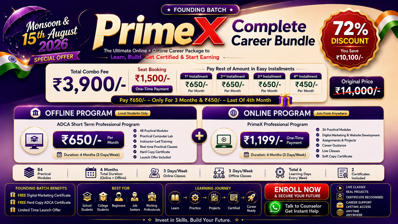 PrimeX Complete Career Bundle Offline and Online